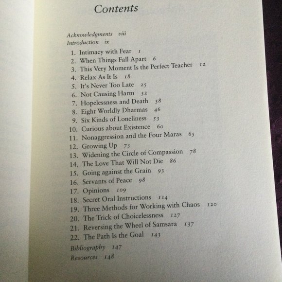 Pema Chodron When Things Fall Apart Paperback Buudhist - Picture 4 of 8
